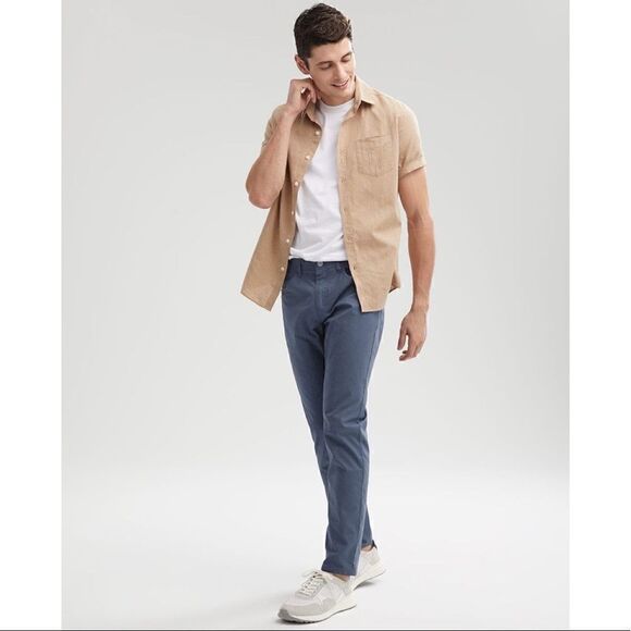 Slim Fit 5-Pocket Cotton Pant - Picture 2 of 9